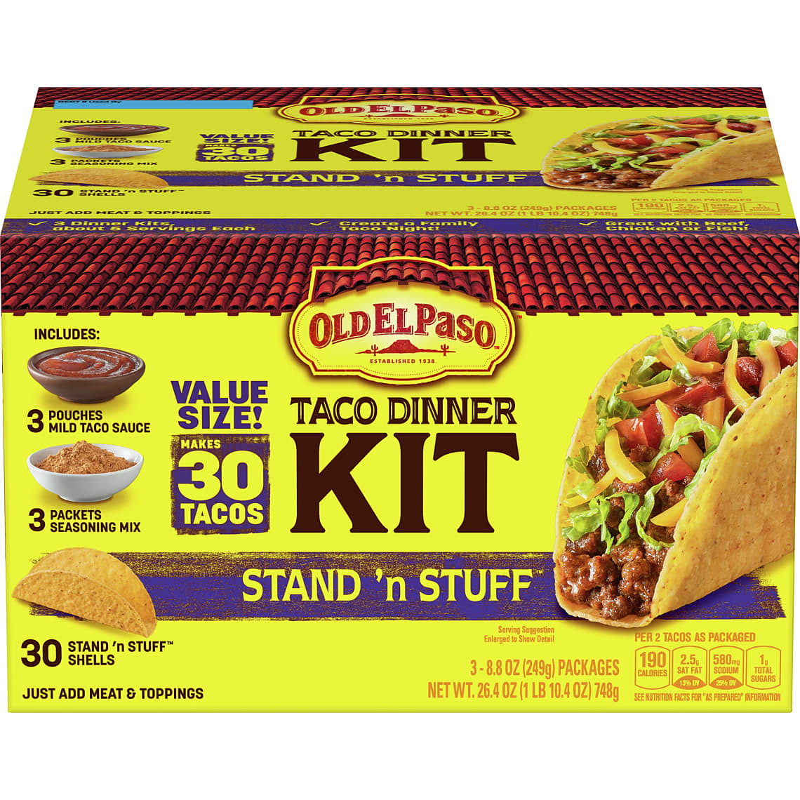 Stand N Stuff Taco Dinner Kit 26 oz